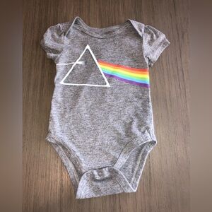 Pink Floyd 12M Gray Onesie